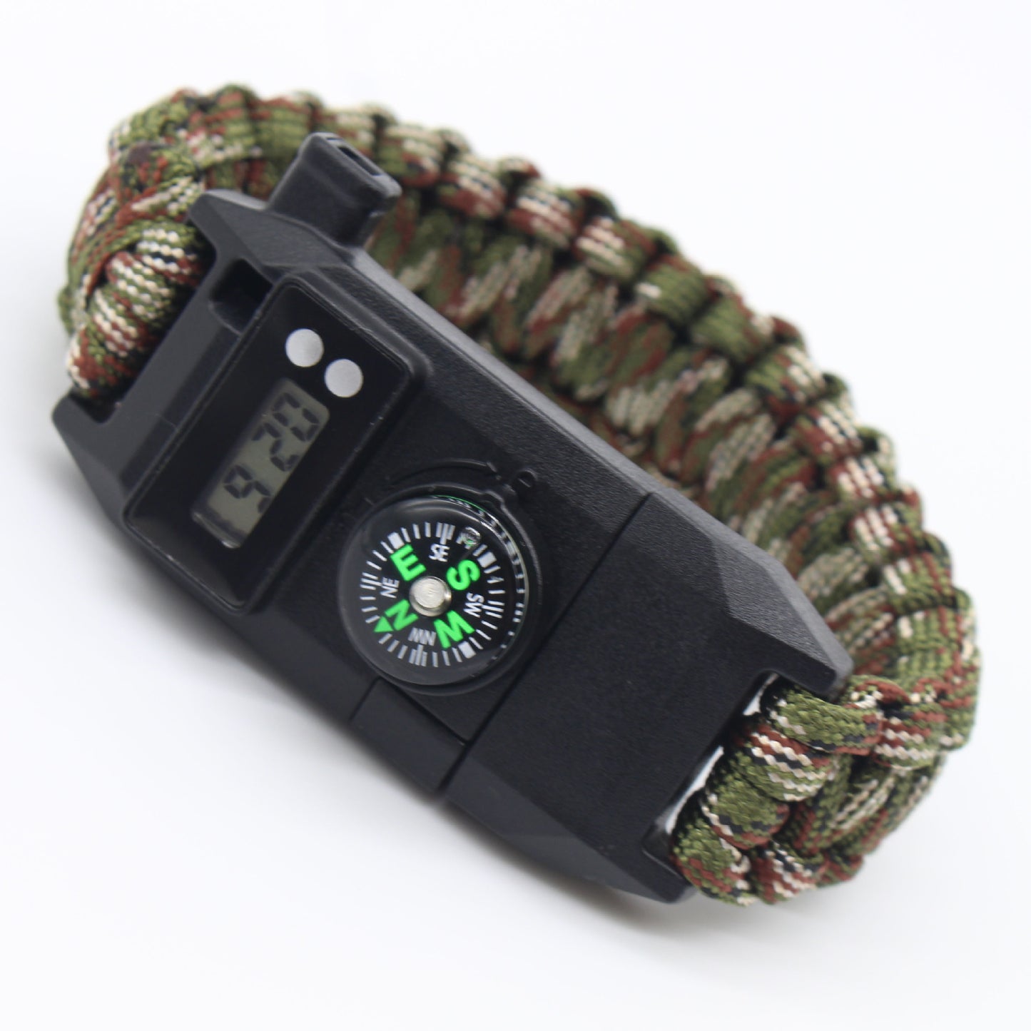 Woven Watch Wilderness Outdoor Survival Emergency Umbrella Rope Handmade Bracelet