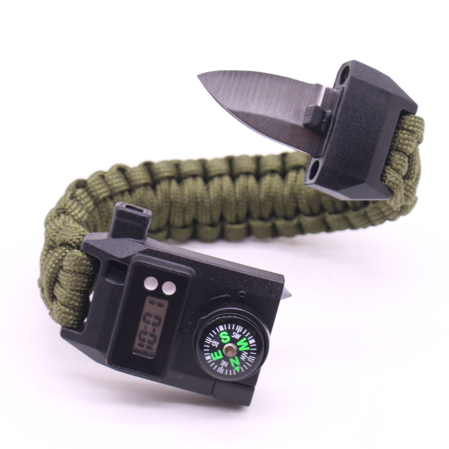 Woven Watch Wilderness Outdoor Survival Emergency Umbrella Rope Handmade Bracelet