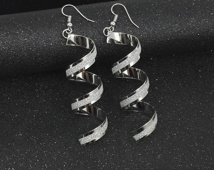 Popular Punk Rock Personality Spiral Ear Rings
