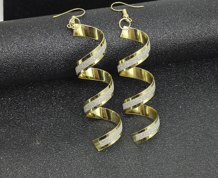 Popular Punk Rock Personality Spiral Ear Rings