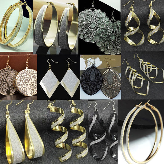 Popular Punk Rock Personality Spiral Ear Rings