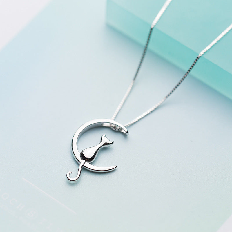 Moon Simple Cute Clavicle Chain Female Pendants