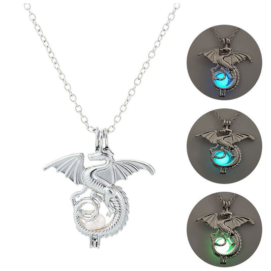 Personalized Simple Luminous Animal Accessories Night Necklaces