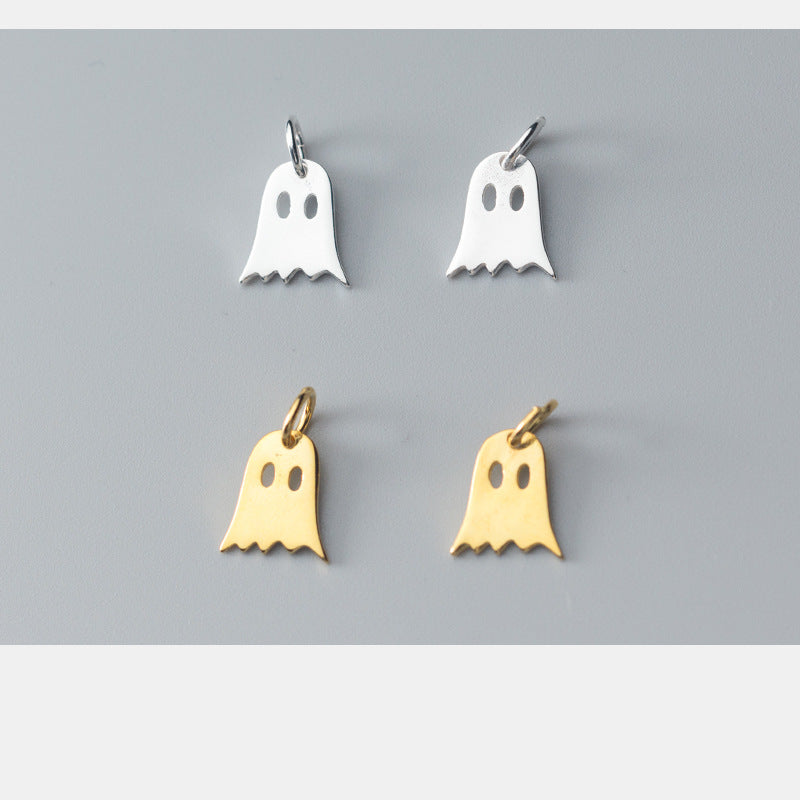 Plating Gold Essence Craft Ghost Handmade Pendants