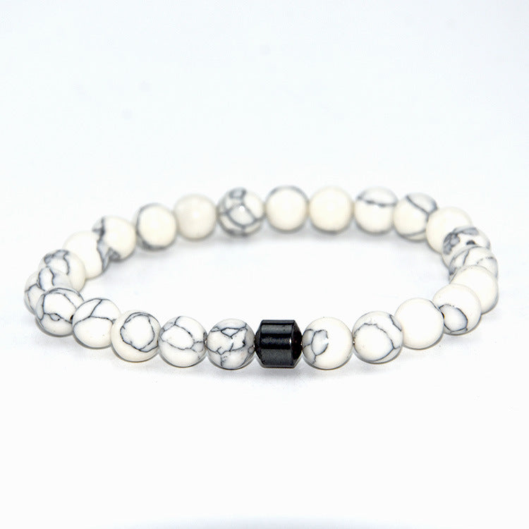 Stone Tiger Eye Flash White-barked Pine Bracelets