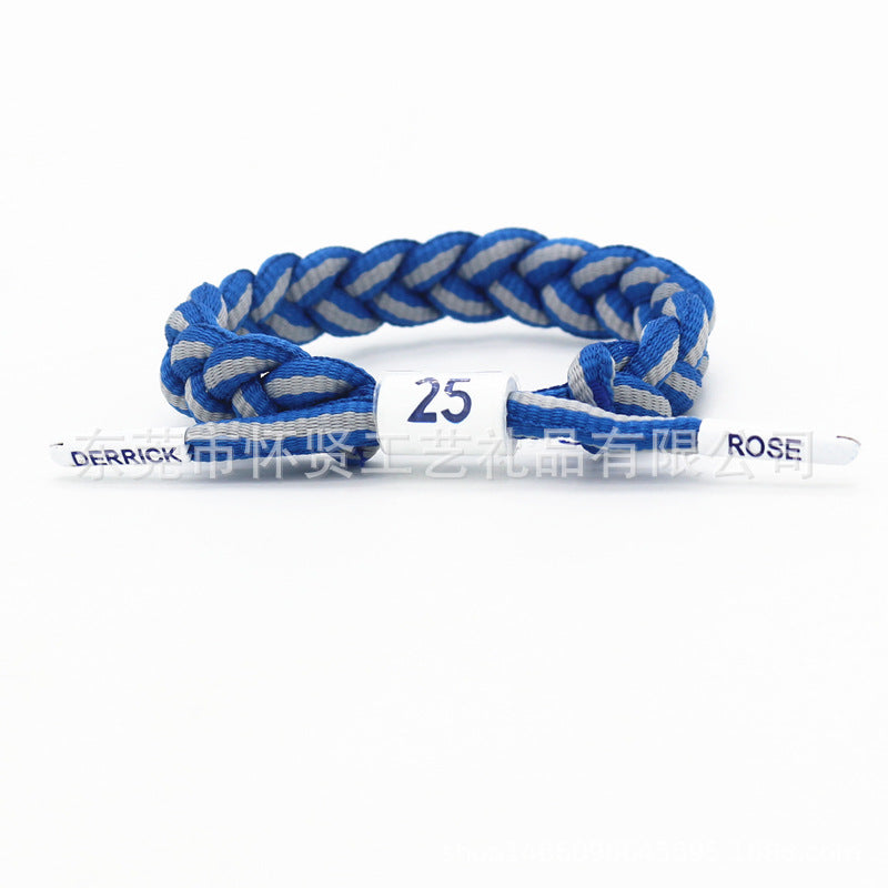 Star Shoelace Braided James Curry Kobe Durant Bracelets