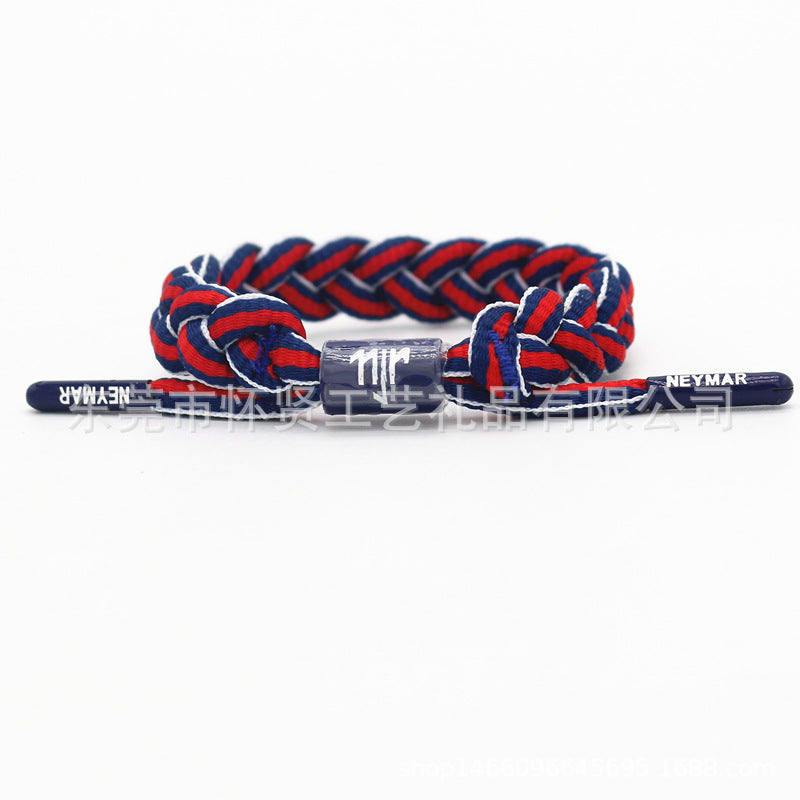 Star Shoelace Braided James Curry Kobe Durant Bracelets