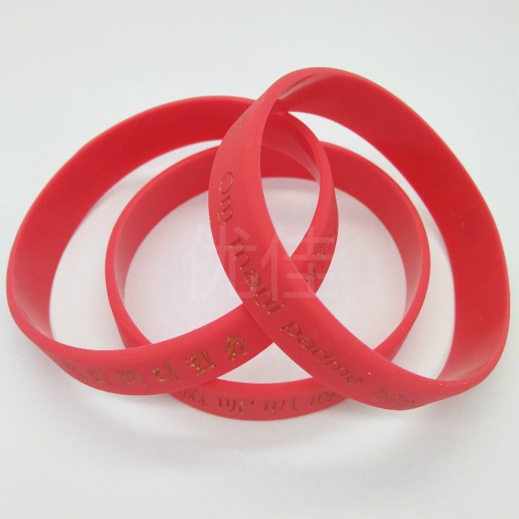 Mantra Luminous Silicone Wristband Source Large Bracelets