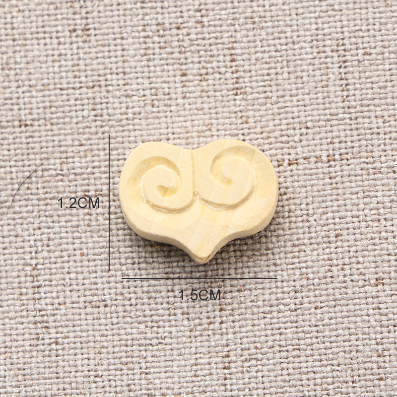 Boxwood Peach Small Star Moon Heart-shaped Auspicious Cloud Bracelet