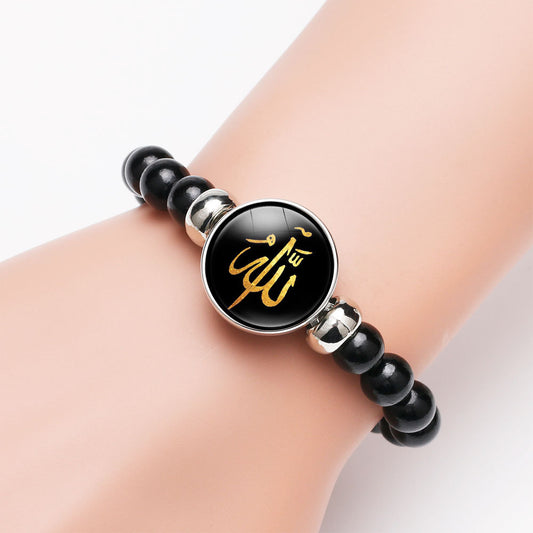 Comfortable Market Theme Time Stone Telescopic Bracelets