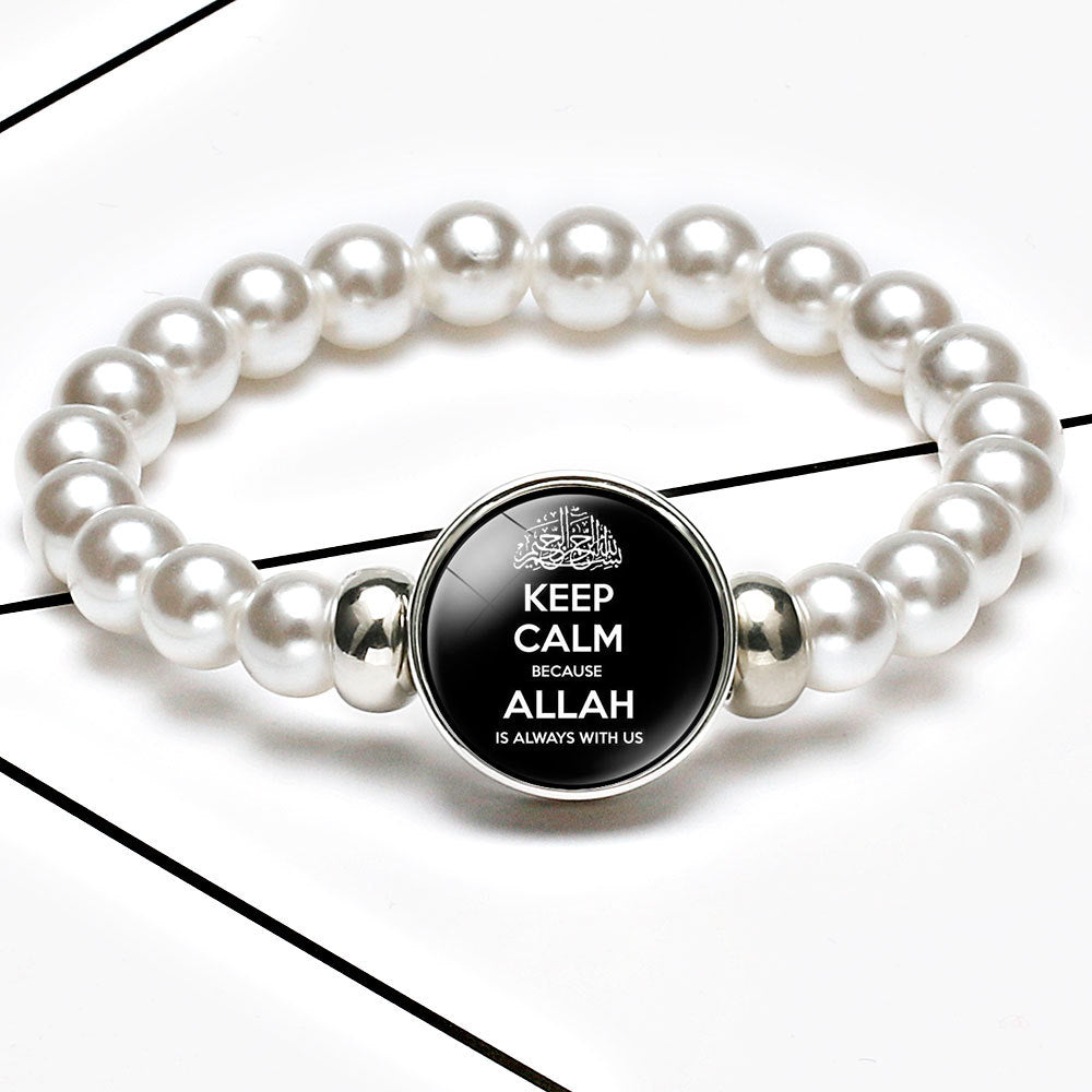 Comfortable Market Theme Time Stone Telescopic Bracelets