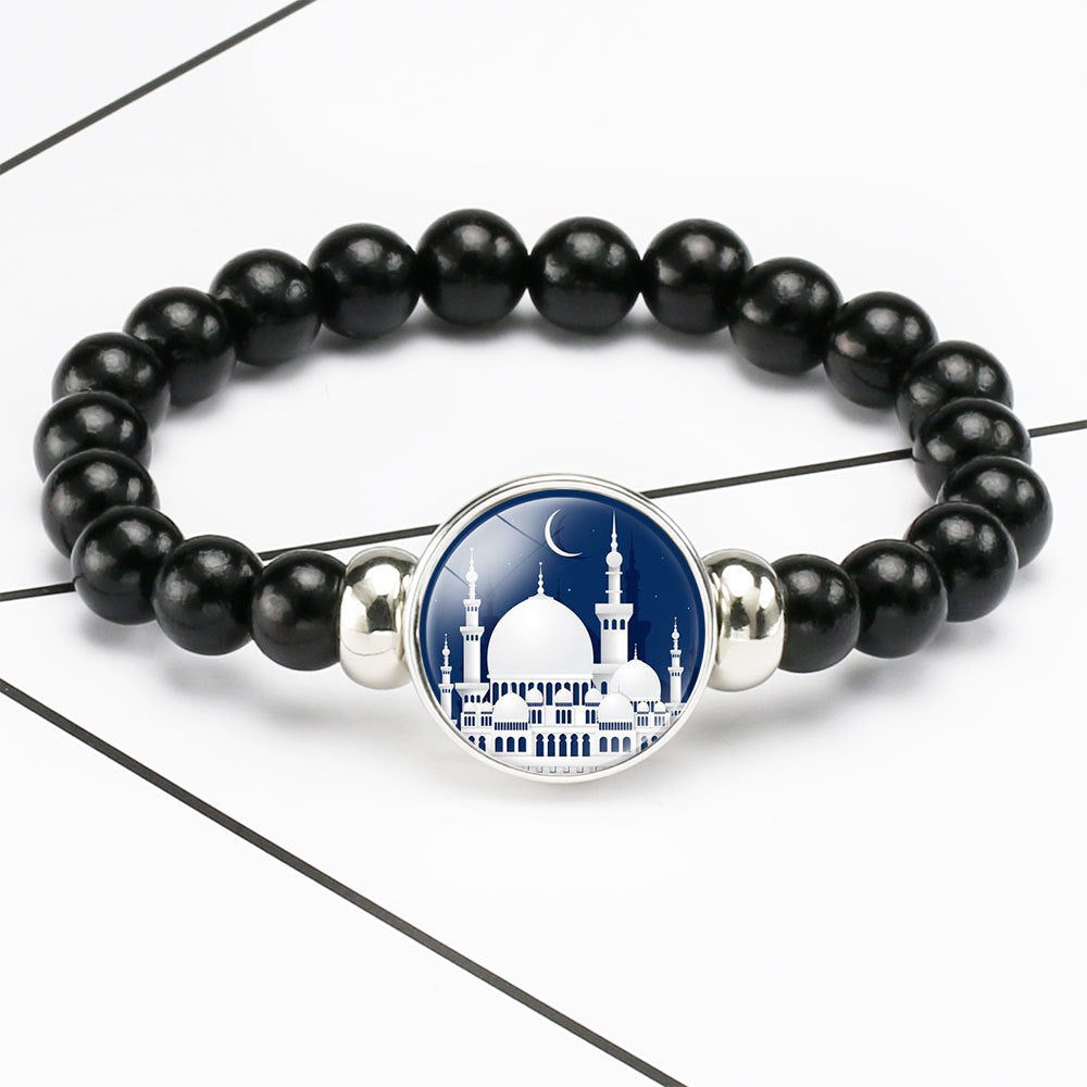 Comfortable Market Theme Time Stone Telescopic Bracelets