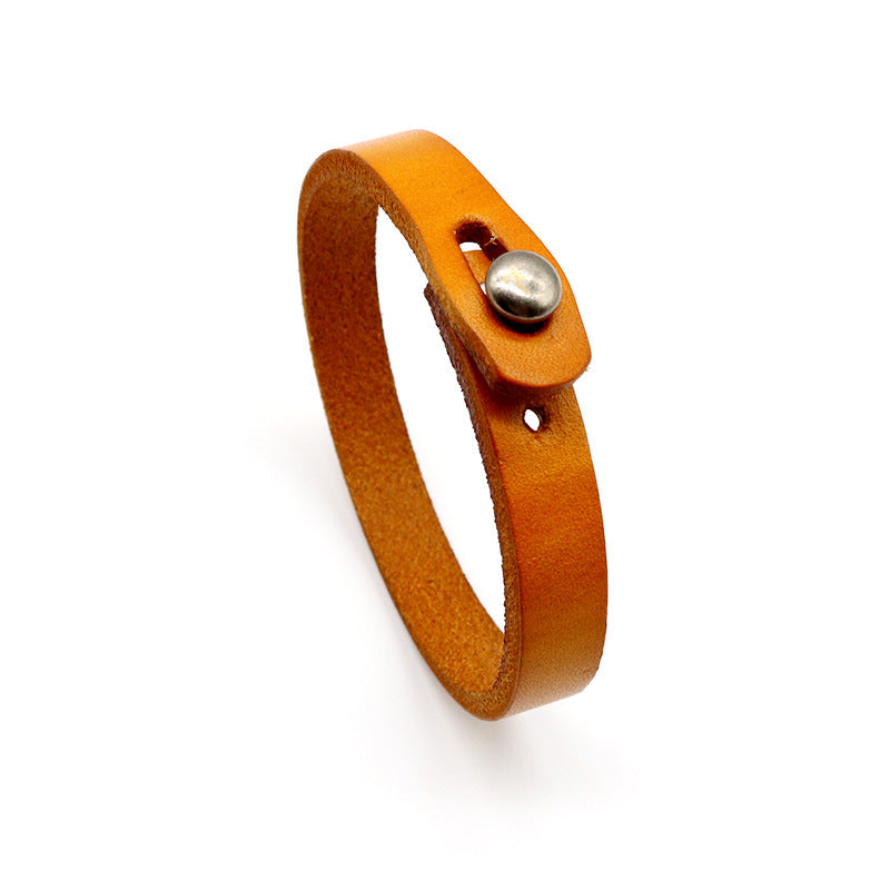 Classic Thousand Knot Trend Top Leather Bracelet