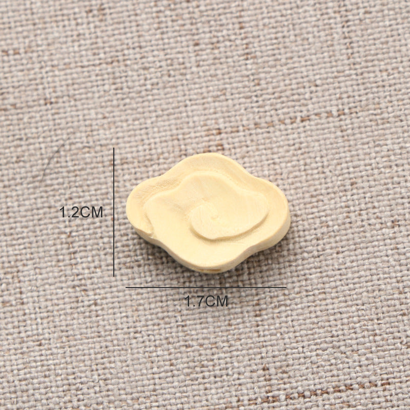 Boxwood Peach Small Star Moon Heart-shaped Auspicious Cloud Bracelet