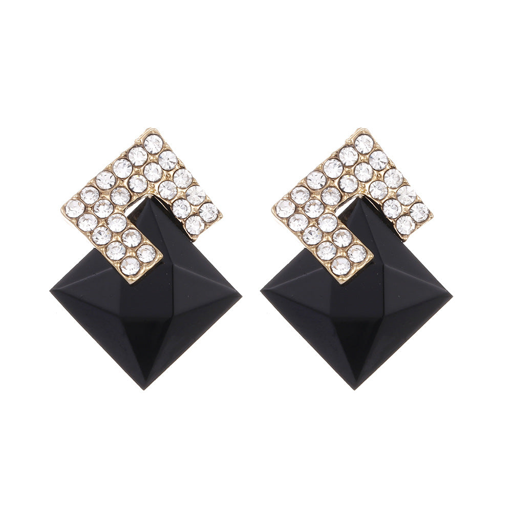Women's Geometric Crystal Rhinestone Fashion Optional Earrings