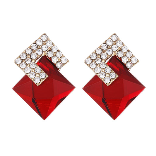Women's Geometric Crystal Rhinestone Fashion Optional Earrings