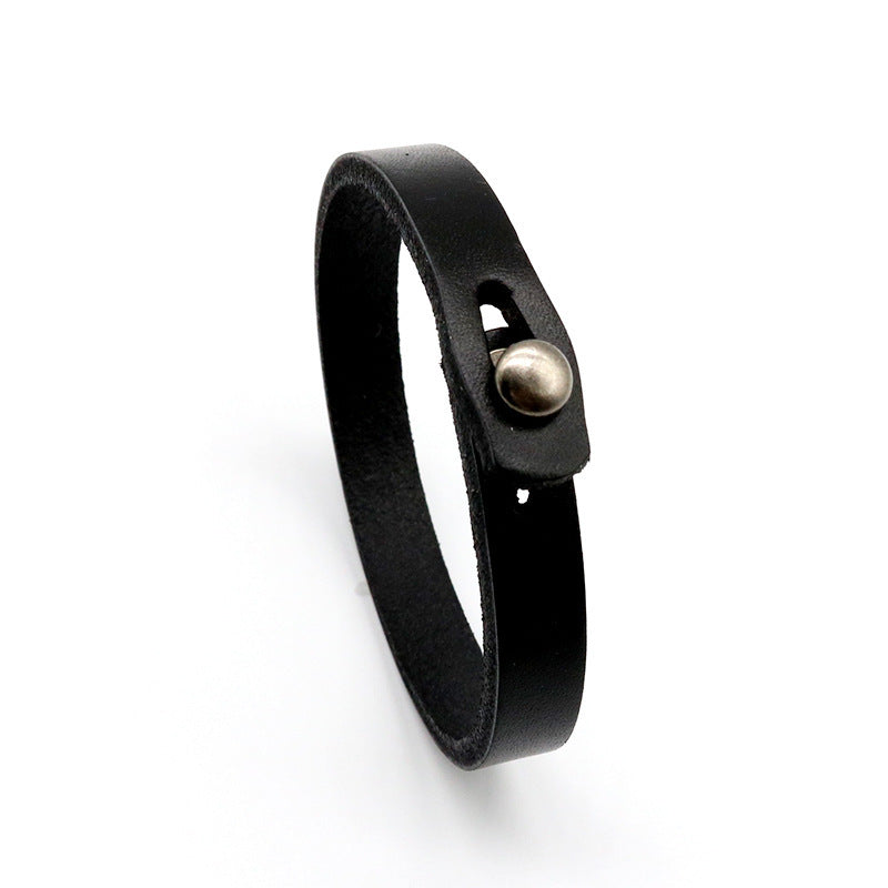 Classic Thousand Knot Trend Top Leather Bracelet