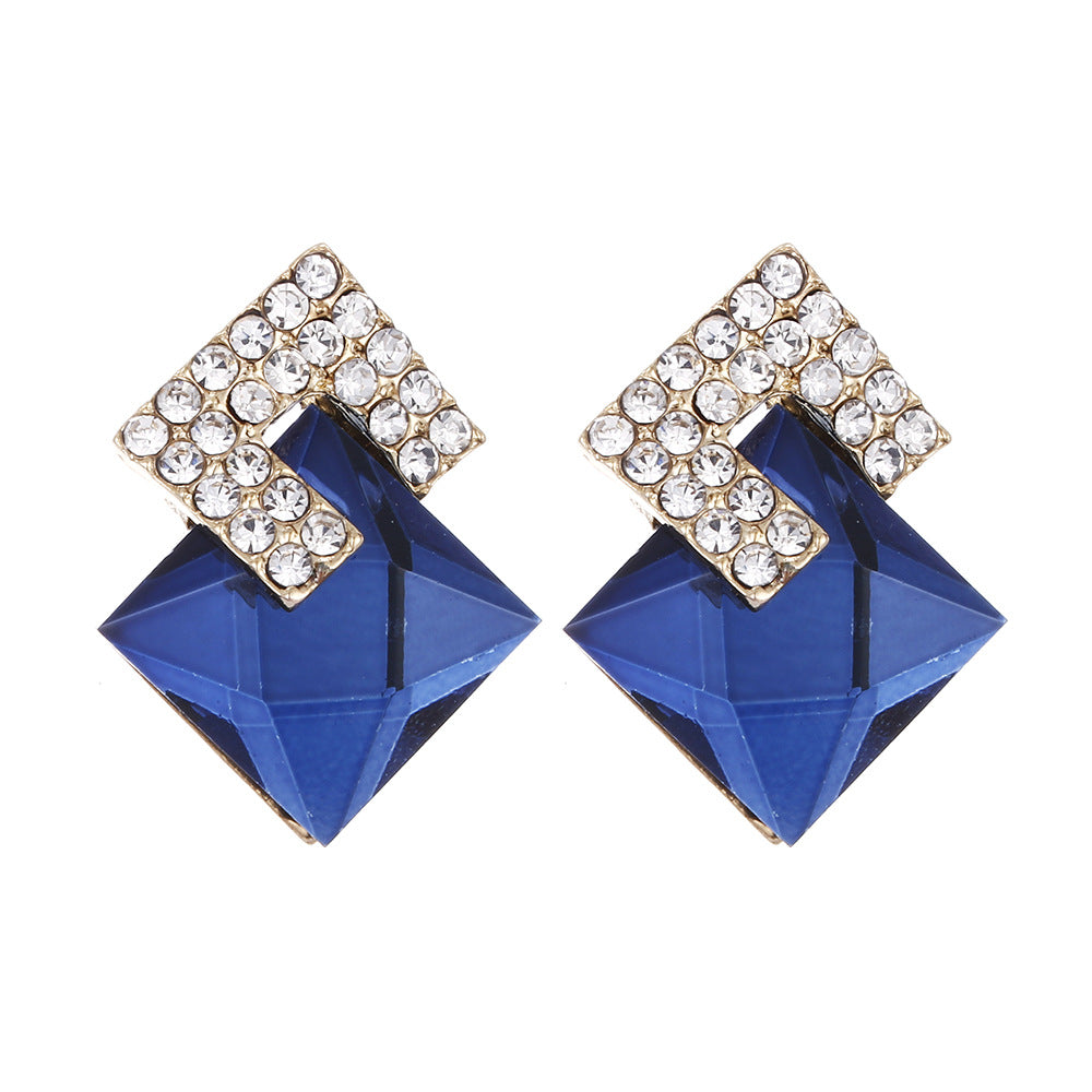 Women's Geometric Crystal Rhinestone Fashion Optional Earrings