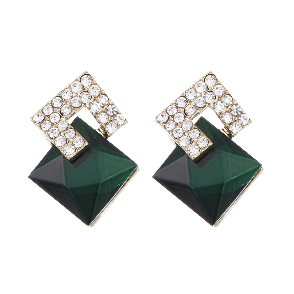 Women's Geometric Crystal Rhinestone Fashion Optional Earrings