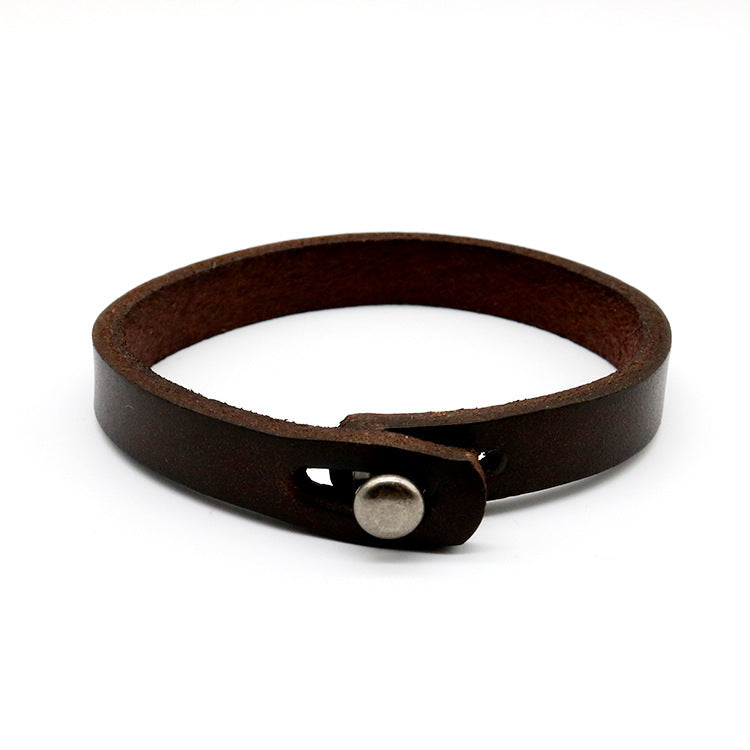 Classic Thousand Knot Trend Top Leather Bracelet