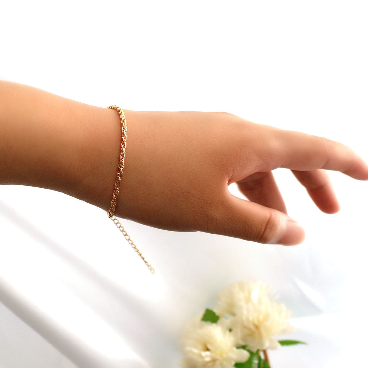 Classic Slouchy Running Volume Stall Alloy Bracelet