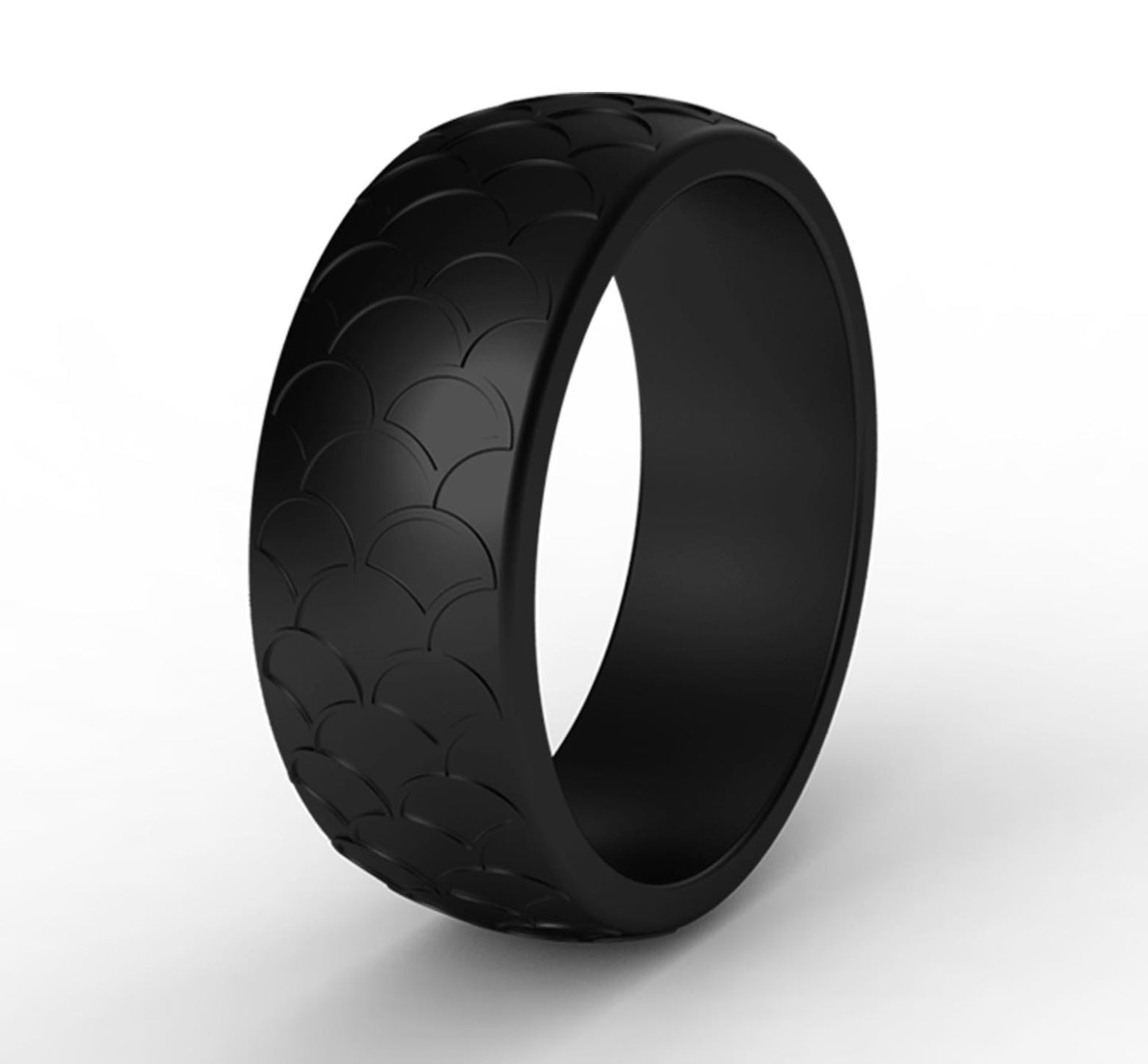 Men's Pattern Silica Gel Outdoor Sports Silicone Rings