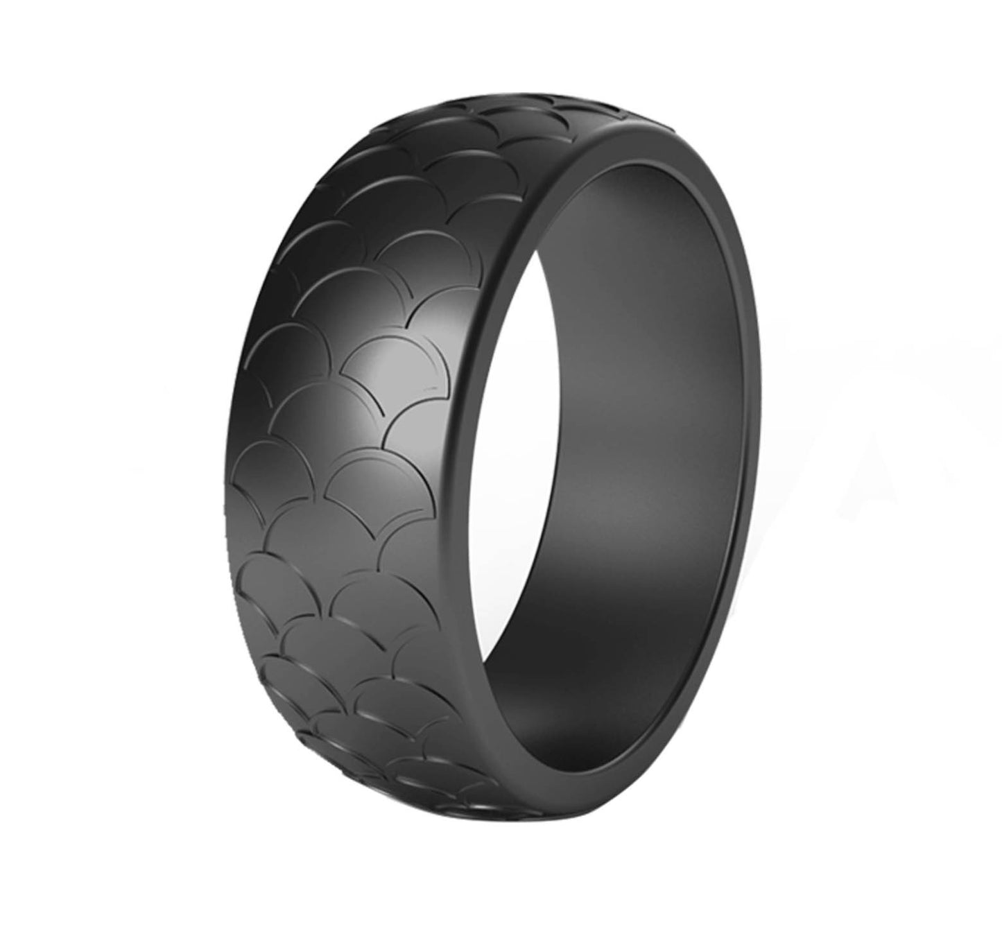 Men's Pattern Silica Gel Outdoor Sports Silicone Rings