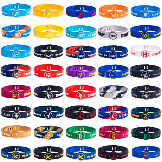 Team Star Lakers Warrior Knight Kobe Curry James Basketball Bracelet