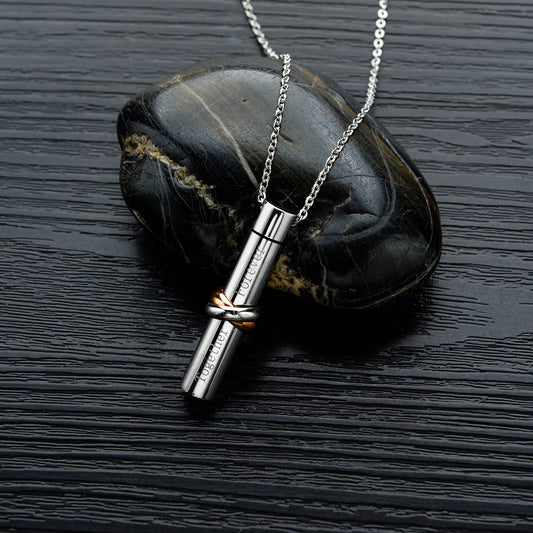 Urn Jewelry Accessories Perfume Bottle Titanium Necklaces