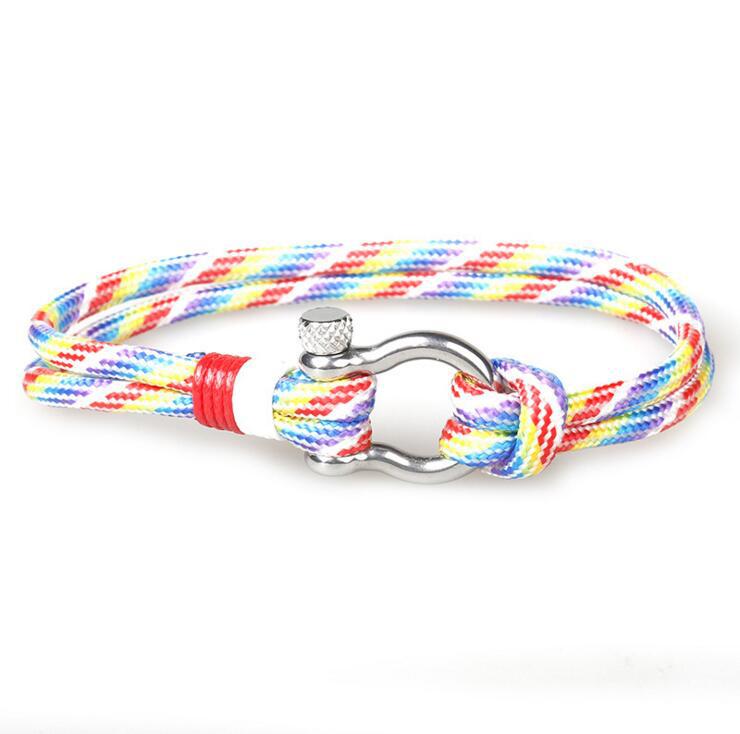 Steel Buckle Bow Type Boat Anchor Fashion Bracelets