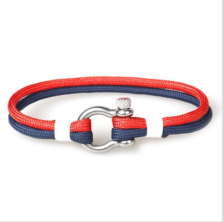 Steel Buckle Bow Type Boat Anchor Fashion Bracelets