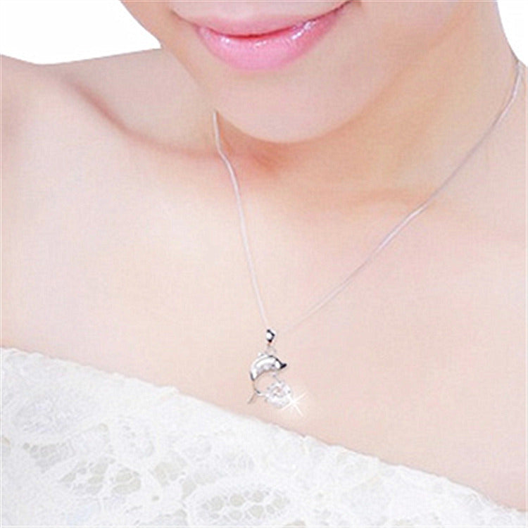 Women's Accessories Short Dolphin Valentine's Day Gift Pendants