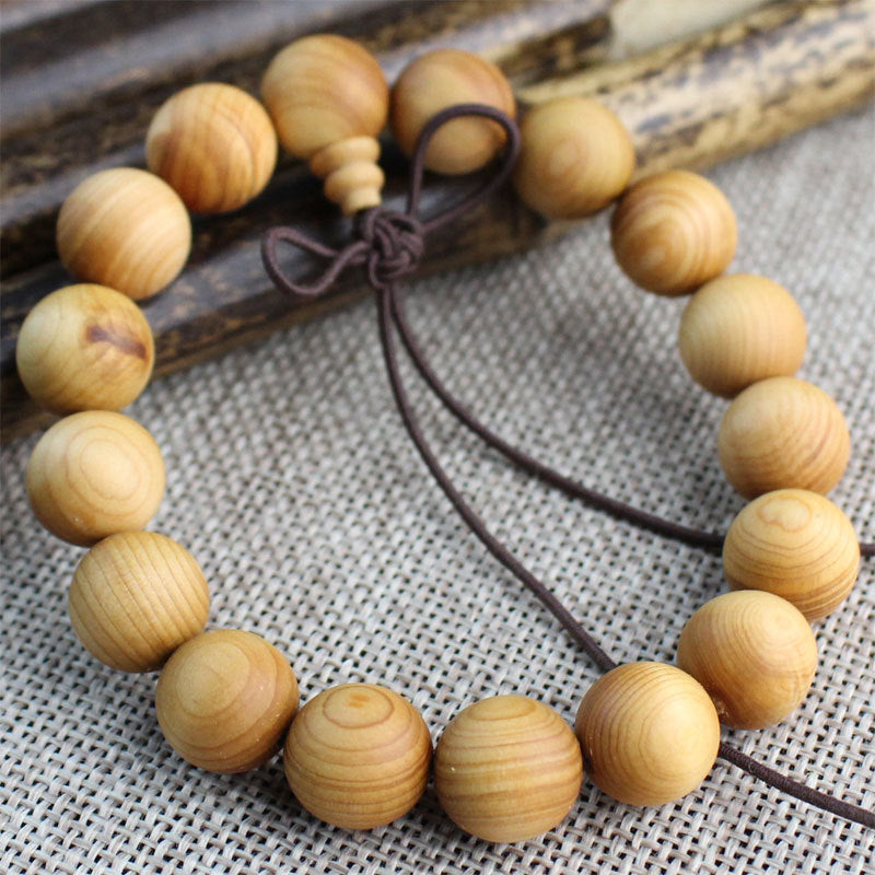 Women's & Men's Arborvitae Made Of Mature Material Scar Beads Bracelet