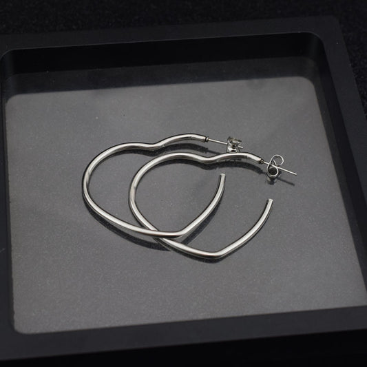 Love Five-star Square Ear Cold Wind Rings