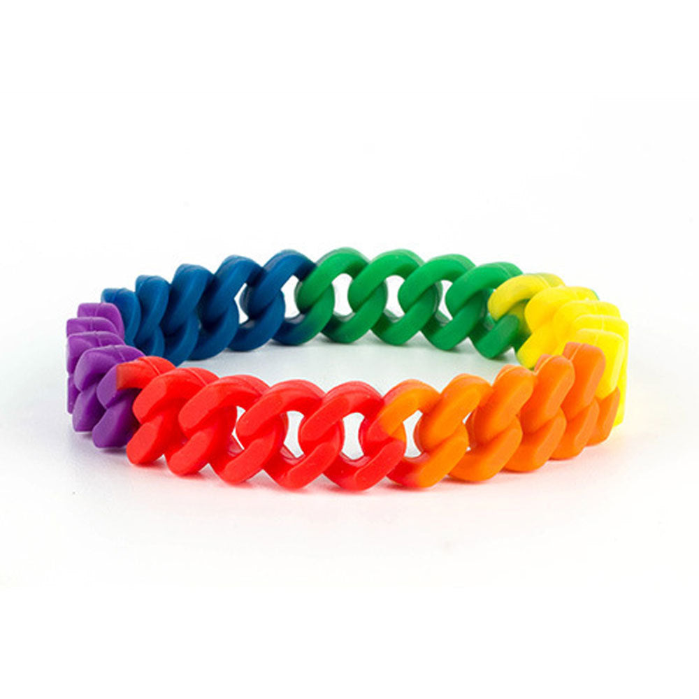 Twist Silicone Rubber Wristband Secondary Vulcanization Double Color Mixed Camouflage Bracelet