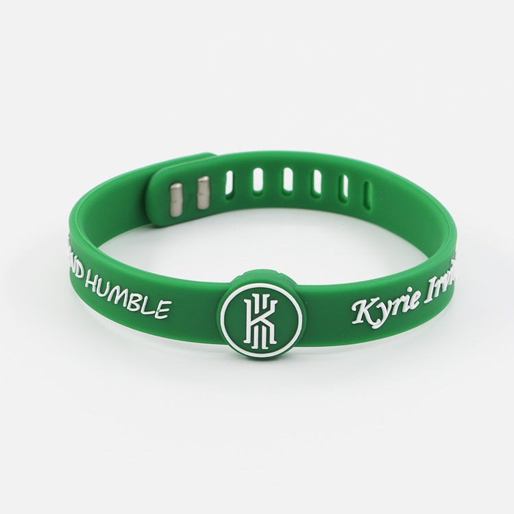 Basketball Adjustable Silicone Rubber Owen Harden Curry James Fans Sports Bracelet