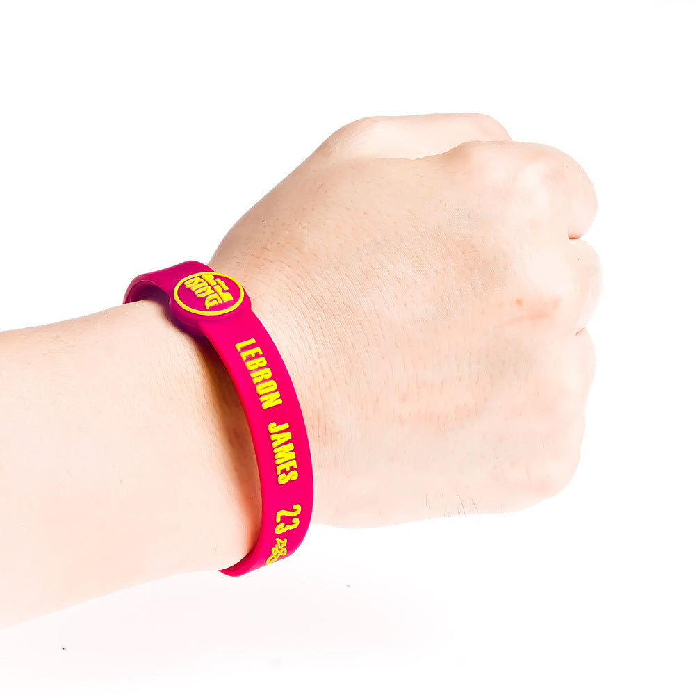 Team Star Lakers Warrior Knight Kobe Curry James Basketball Bracelet