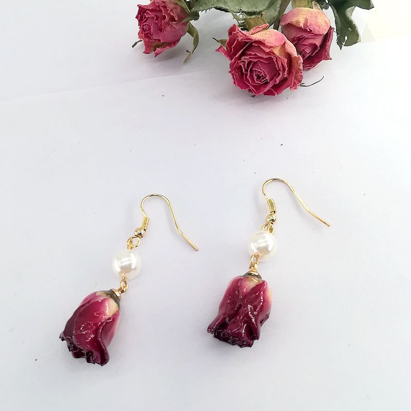 Fashion Temperament Preserved Fresh Flower Rose Dried Rings