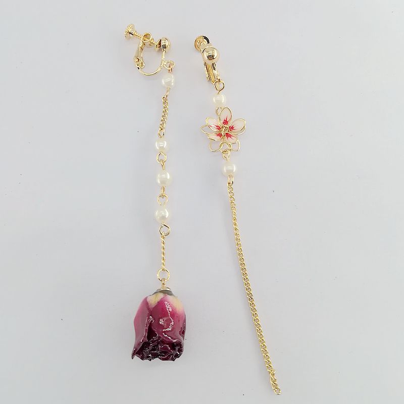 Fashion Temperament Preserved Fresh Flower Rose Dried Rings