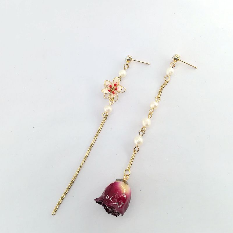 Fashion Temperament Preserved Fresh Flower Rose Dried Rings