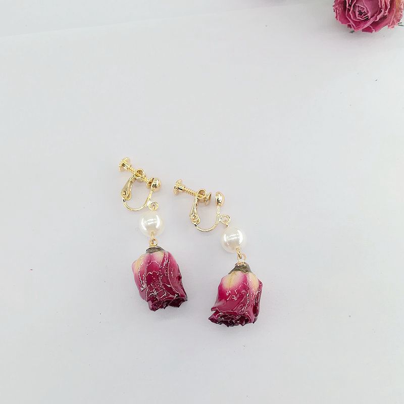 Fashion Temperament Preserved Fresh Flower Rose Dried Rings