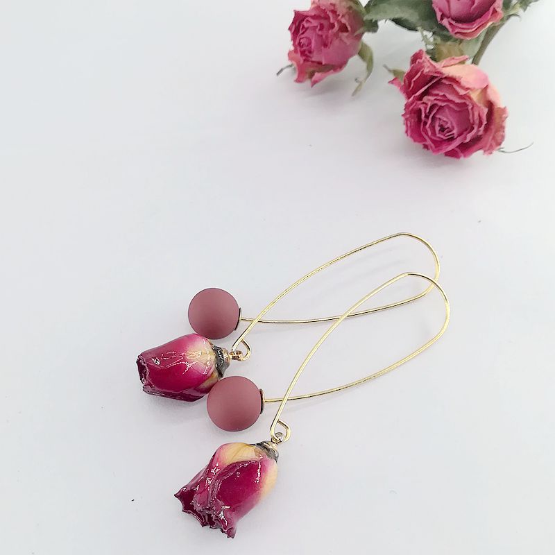 Fashion Temperament Preserved Fresh Flower Rose Dried Rings