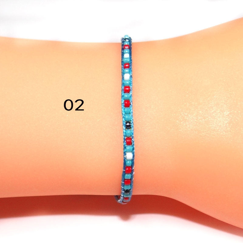Handmade Bead Braided Bohemian Style Friendship Bracelet