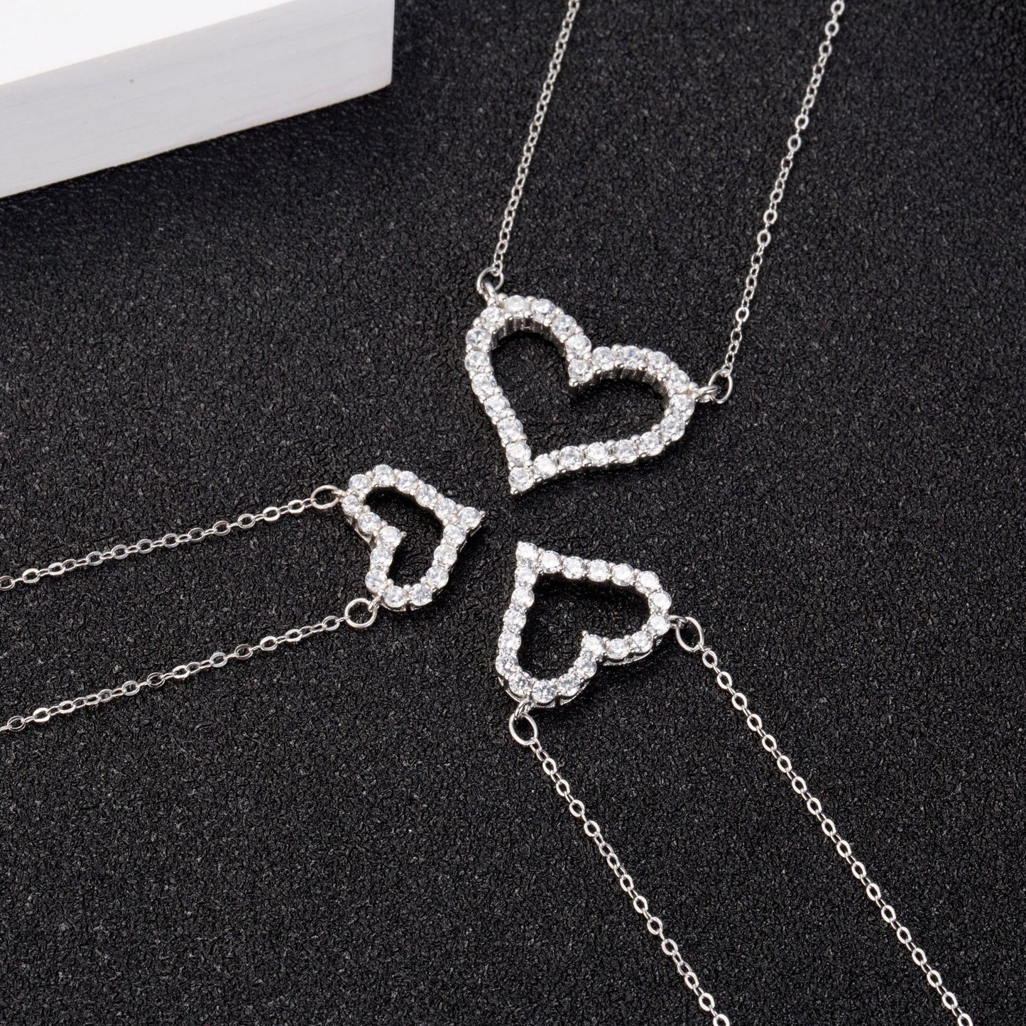 Korean Style Love Fashion Peach Heart Clavicle Necklaces