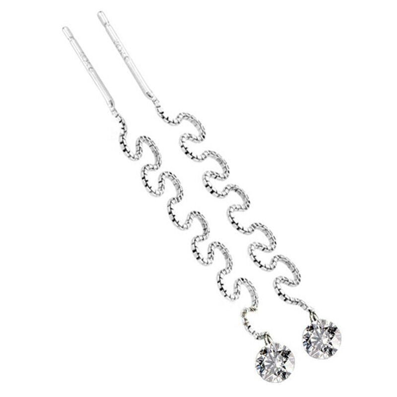 Sweet Zircon Loose Diamond Korean Fashion Natural Crystal Ear Line