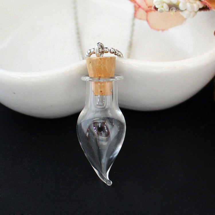 Small Glass Bottle Cute Mini Ing Necklaces