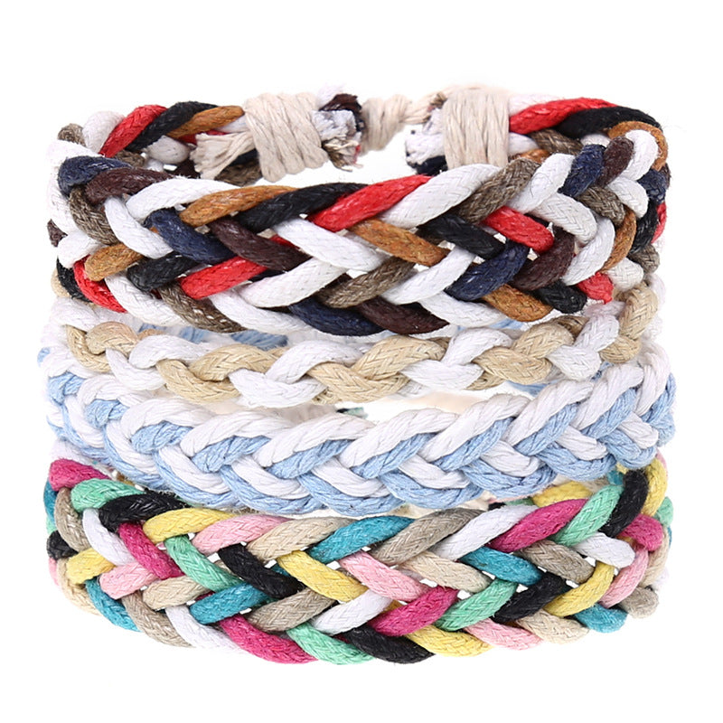 Combination Suit Leather Wrist String Popular Bracelets