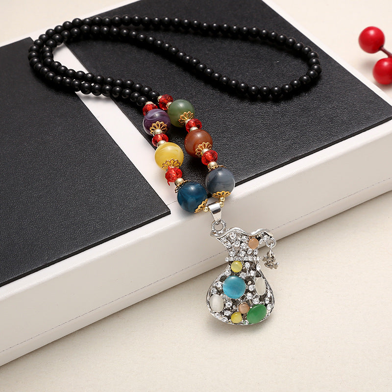 Casual Bohemian Ethnic Style Vintage Clothing Necklace