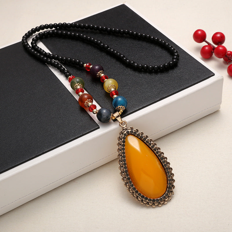 Casual Bohemian Ethnic Style Vintage Clothing Necklace