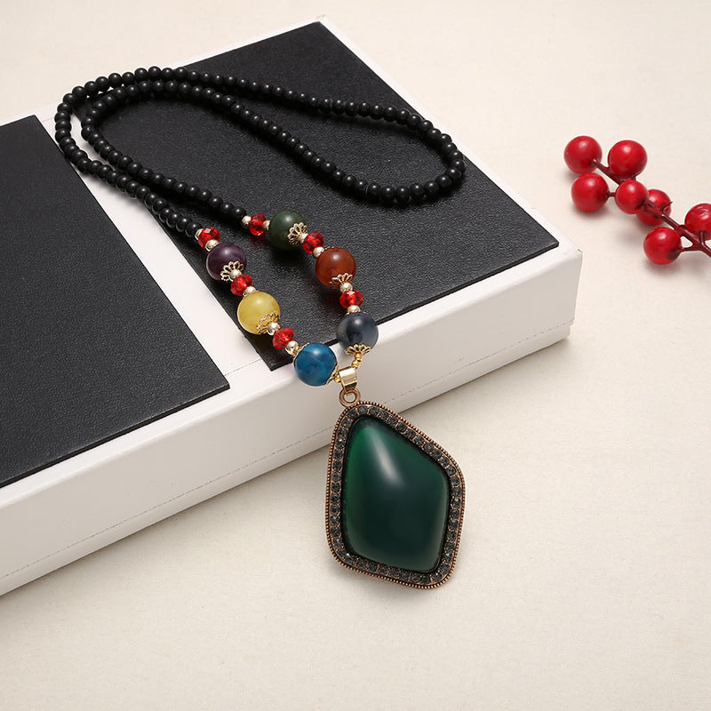 Casual Bohemian Ethnic Style Vintage Clothing Necklace